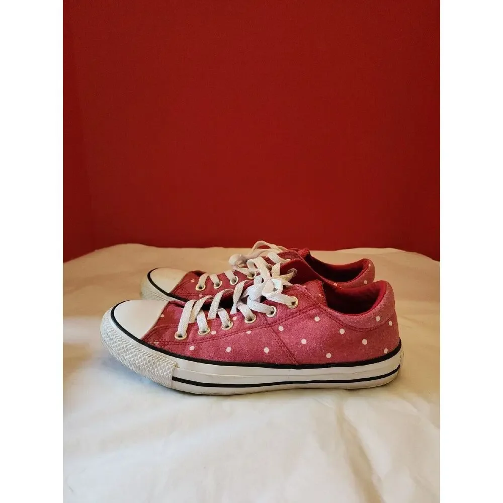 Converse Allstars Shoes Gym Red Gold White 560690C Womens 10 Fast Ship